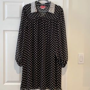 Kate spade black and white dress